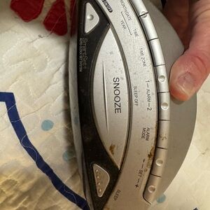 Extremely Loud Digital Alarm Clock and Radio with Large Snooze Button